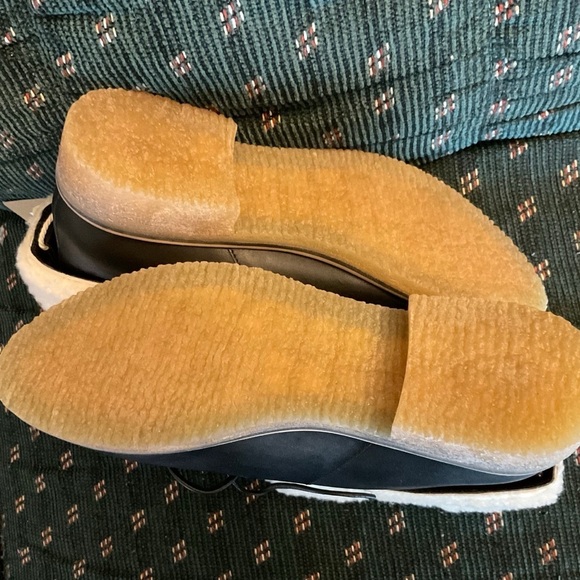 Joules Heybrook Booties Ankle Boots Black Leather Shearling Fold Cuff US 6 NWT - Picture 5 of 7